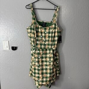 Disney Winnie the Pooh Tigger Floral Print Active Dress Plus Size 3 33543384